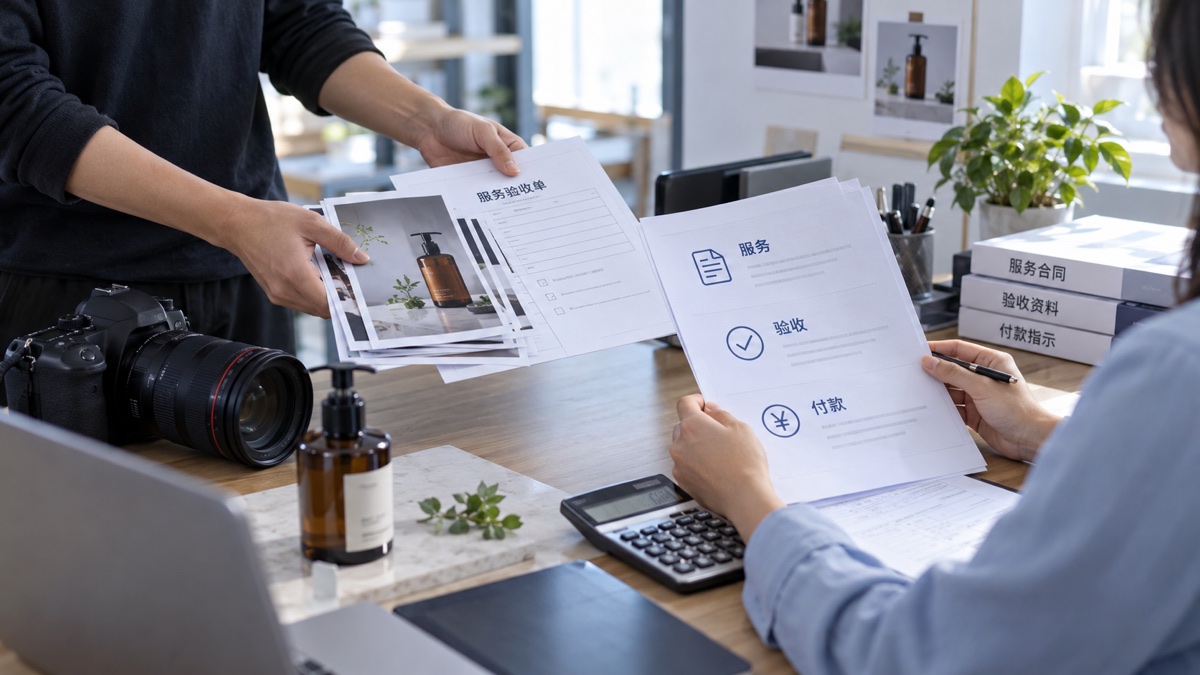企业向个人支付服务费资料核对(AI示意)