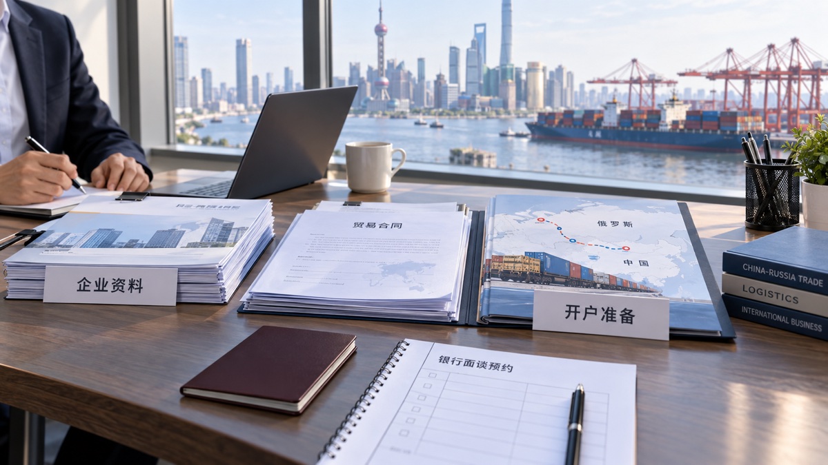 对俄贸易银行开户业务资料准备